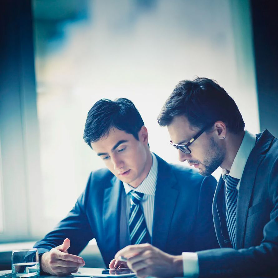 Colleagues consulting our legal conditions