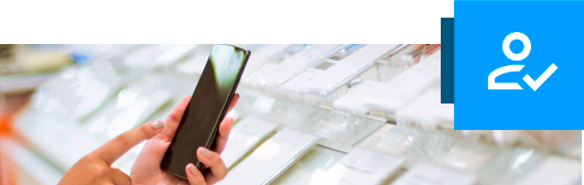 Mobile phone that exemplifies the success story of a telecommunications company that migrated its entire infrastructure to us in one month.